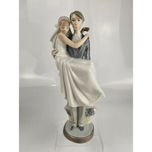 Lladró Over the Threshold Bride Groom Figurine 5282 Spain